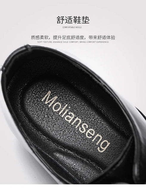 Elegant Slip-On Oxford Shoes for Men - Classic Formal Business Dress Footwear Perfect for Weddings and Office Occasions